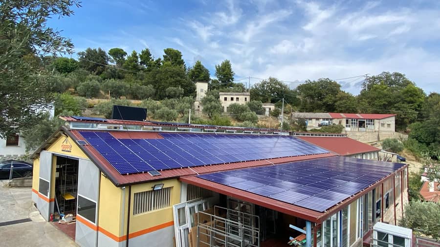 Ferrarello solar plant — Calabria