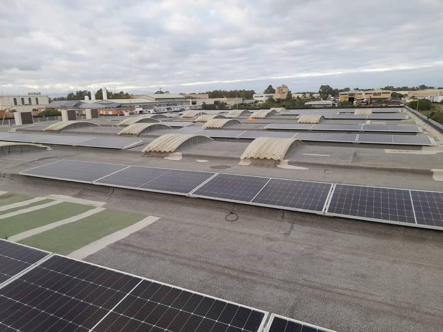Port Services solar plant — Sardinia